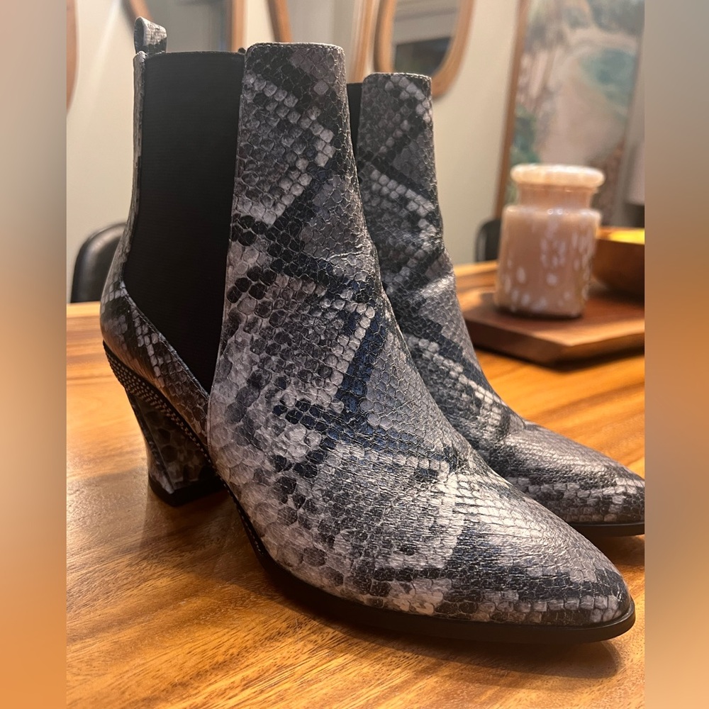 J.Renee Snakeskin Heeled Boots